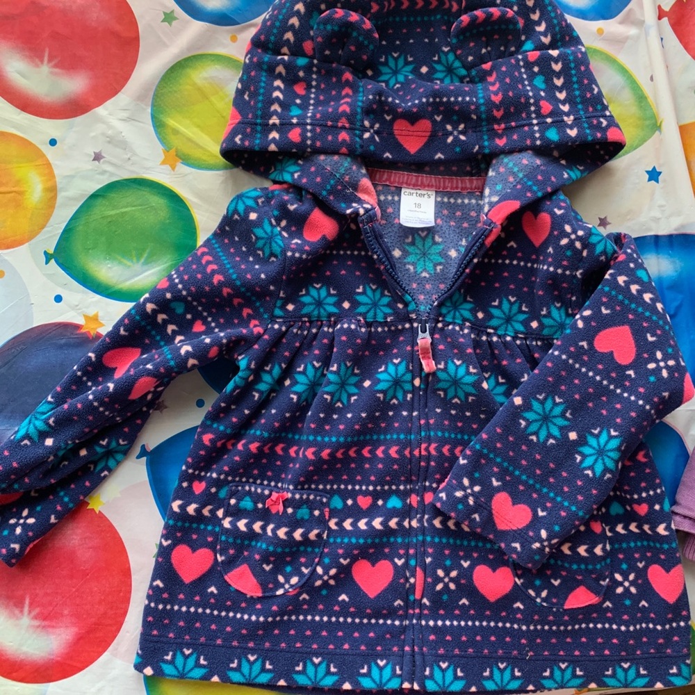 carters hooded fleece